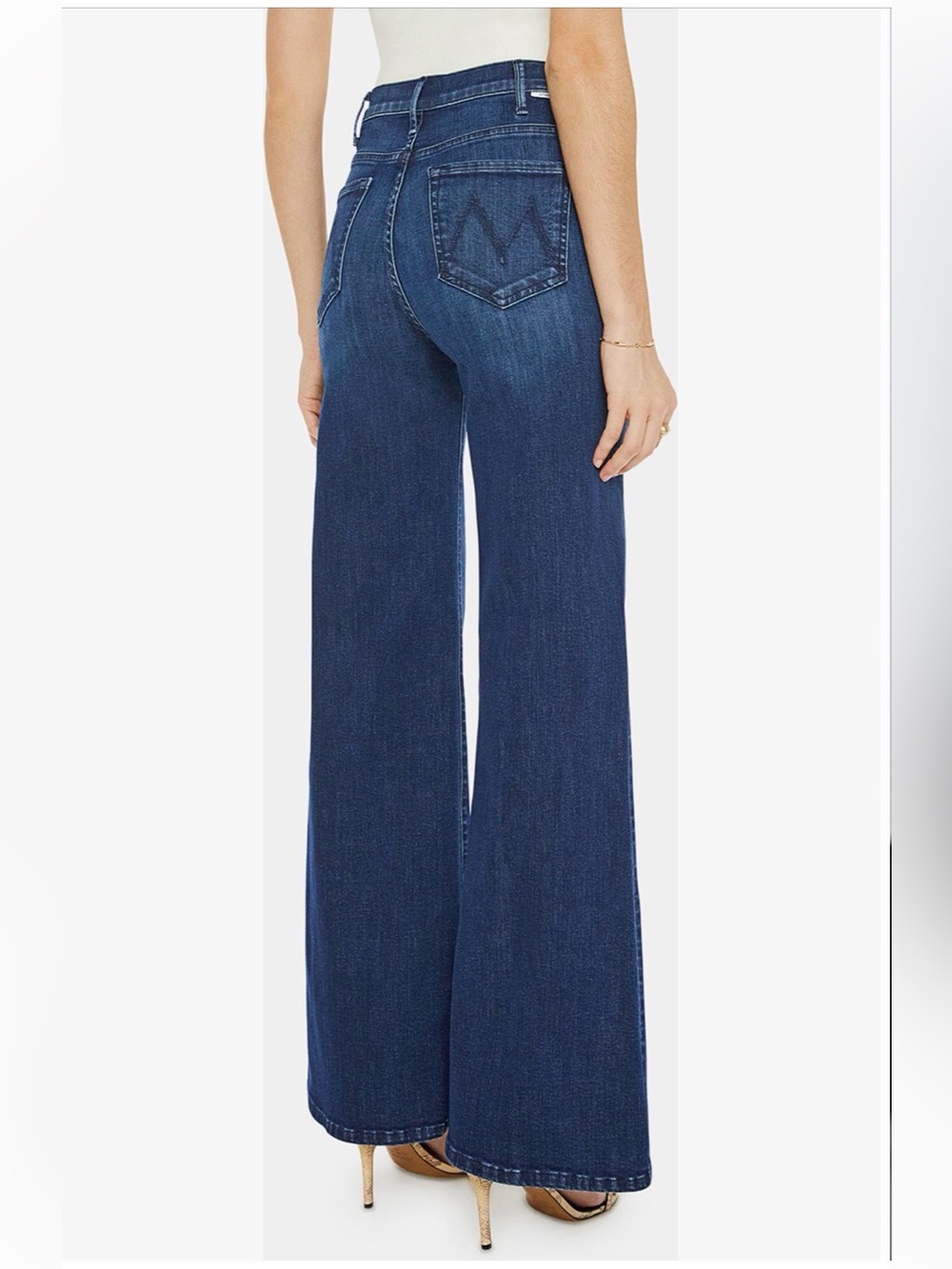 Mother The Hustler Roller Sneak Jeans - Picture 2 of 7